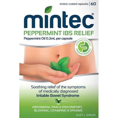 Mintec Peppermint IBS Relief Capsules 20pk