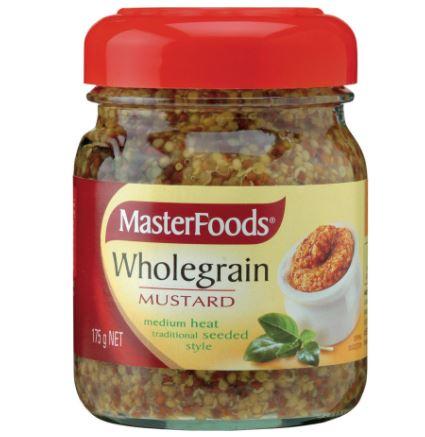 Masterfoods Mustard Wholegrain 175g