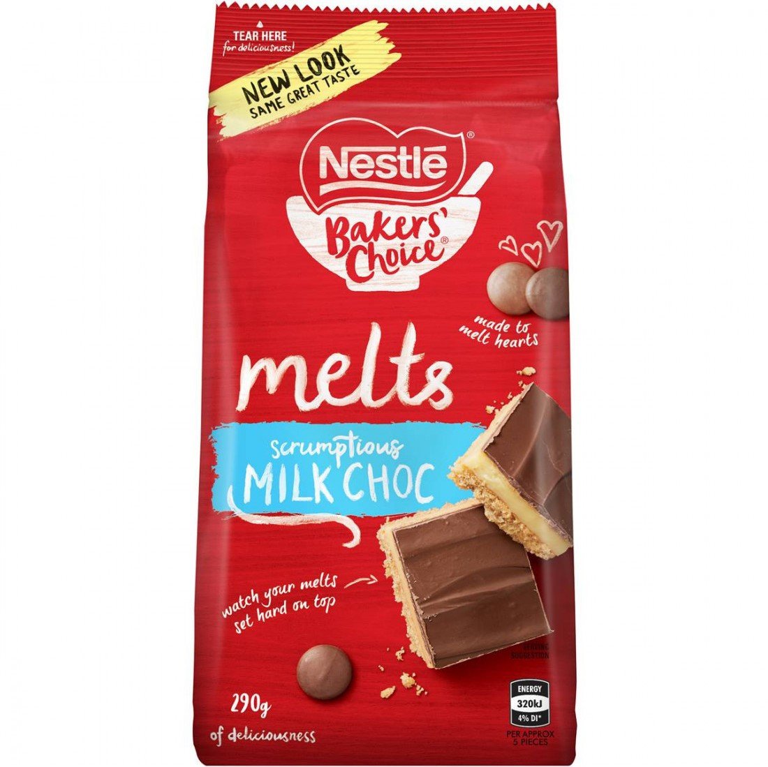 Nestle Melts Milk Choc 290g