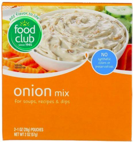 Food Club Onion Soup Mix 1oz pkg x2