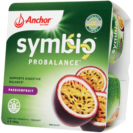 Anchor Symbio Probalance Yoghurt Passionfruit 4 x 150g