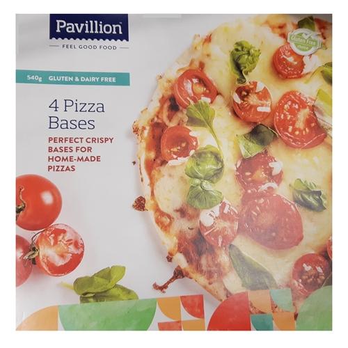 Pavillion G&DF Pizza Bases Frozen 4pk/190A