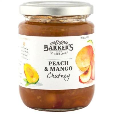 Barkers Peach & Mango Chutney 260g