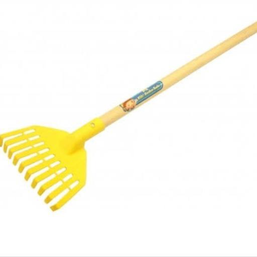 Kids Plastic/Wooden Leaf Rake 710mm