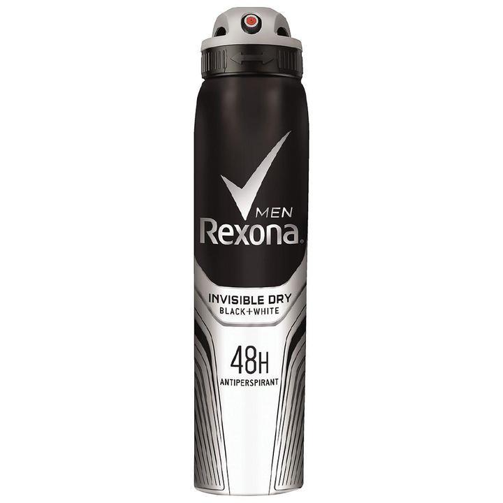 Rexona Men's Antiperspirant Invisible Black + White 250ml