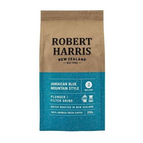 Robert Harris Jamaican Blue Mountain Style Plunger & Filter Grind Fresh Coffee 200gtain 200g