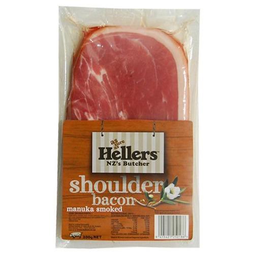 Hellers Manuka Smoked Shoulder Bacon 200g