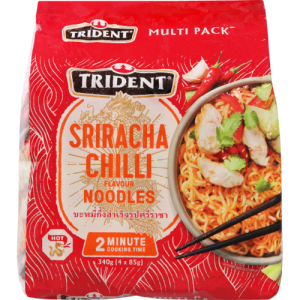 Trident Simmer Noodles Siracha Chilli 4x85g