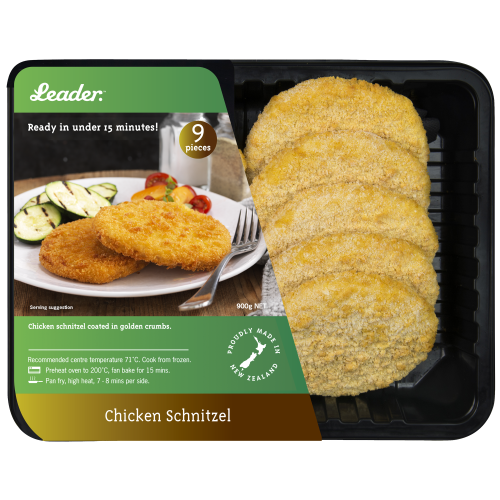 Leader Chicken Cutlet Crumbed - 5 pack