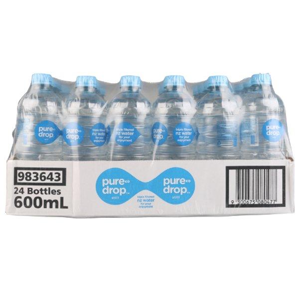 Pure Drop Water 600ml 24pk