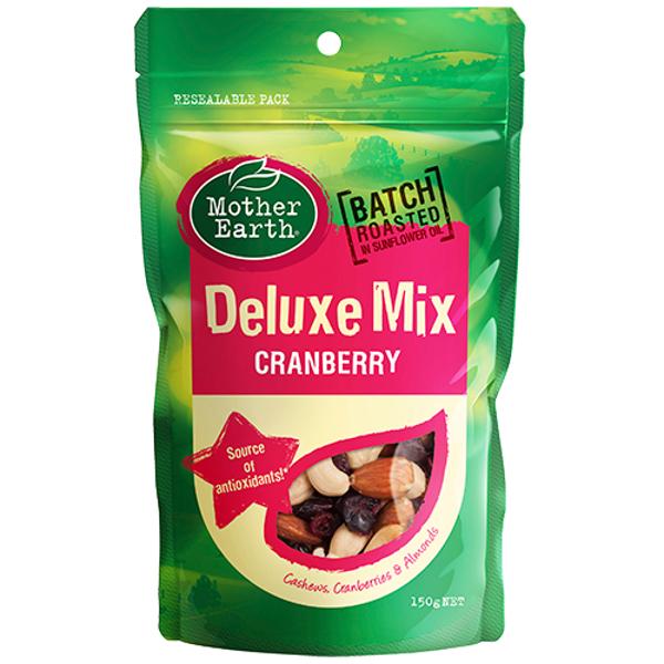 Mother Earth Deluxe Mix Cranberry 150g