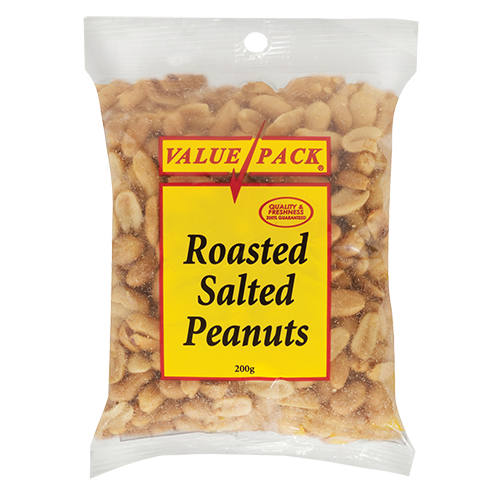 Value Pack Peanuts Roasted Salted 200g