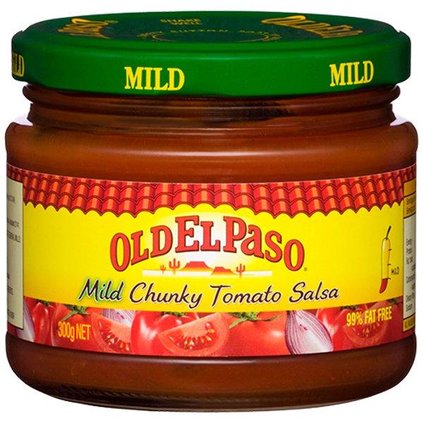 Old El Paso Mild Chunky Tomato Salsa Dip 300g