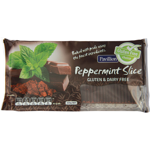 Pavillion GF Peppermint Slice 330g