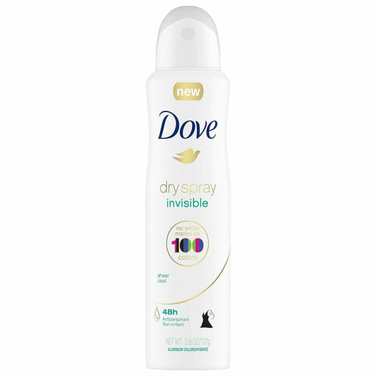 Dove Dry Spray Sheer Cool 48-Hour Invisible Antiperspirant 3.8 OZ