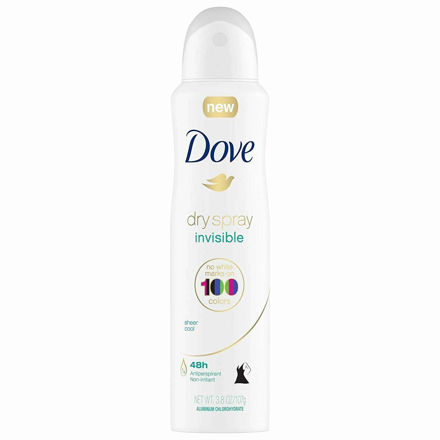 Dove Dry Spray Sheer Cool 48-Hour Invisible Antiperspirant 3.8 OZ