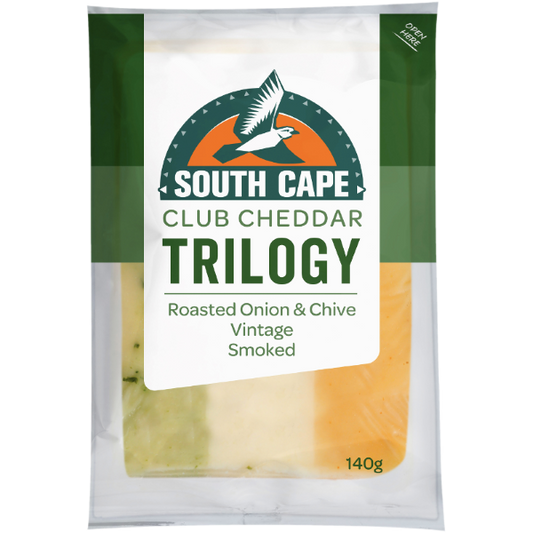 South Cape Trilogy Cheese Roasted Onion & Chive Vintage Smoked