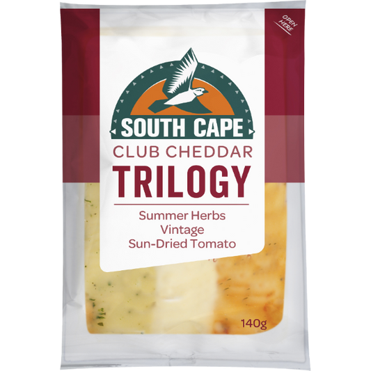 South Cape Trilogy Cheese Summer Herbs Vintage Sun-dried Tomato