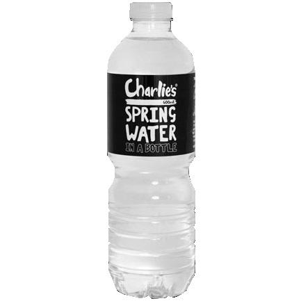 Charlies Spring Water 600ml