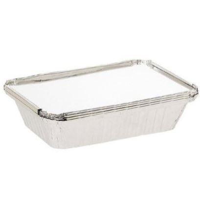 Large Foil Tray & Lid 4pk/220x146