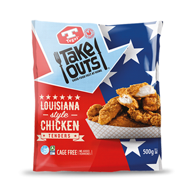 Tegel Take Outs Louisiana Style Chicken Tenders 500g