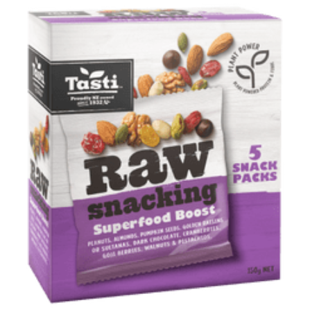 Tasti Raw Snacking Snack Mix Superfood Boost 5pk