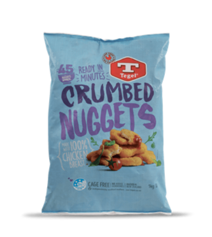 Tegel Chicken Crumbed Nuggets 1kg