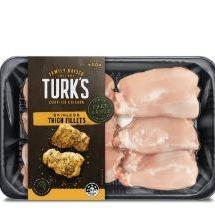 Turks Free Range Skinless Thigh Fillets - 450gm