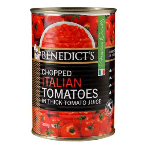 Benedicts Tomatoes Chopped Italian 400g