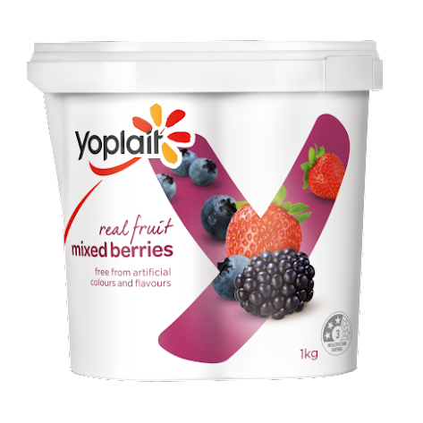 Yoplait Yoghurt Mixed Berry 1kg