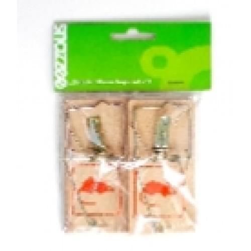 Sanzzee Hang Sell Wooden Mouse Trap 2pk