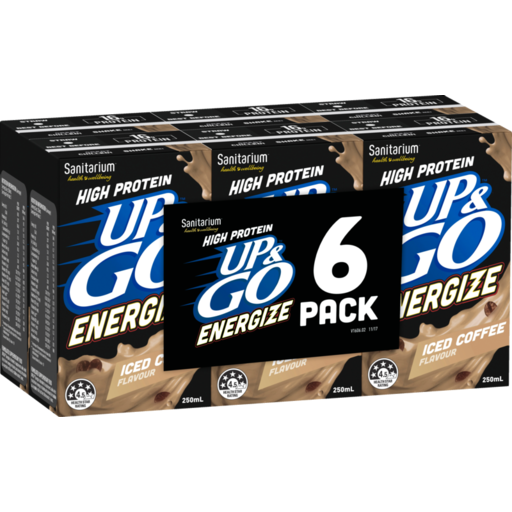 Sanitarium Up&Go Energize Chocolate 6/250ml