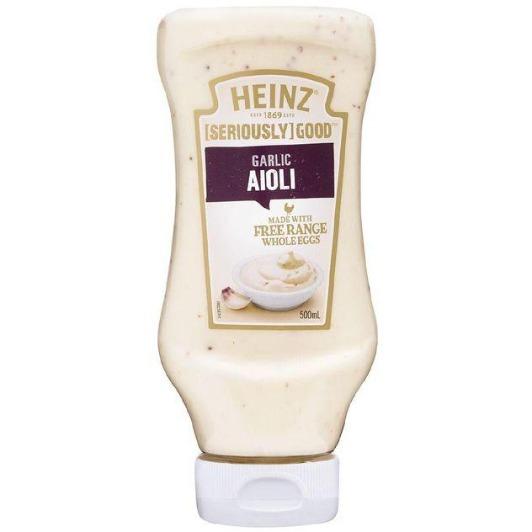 Heinz Seriously Good Garlic Aioli Squeezy 500ml