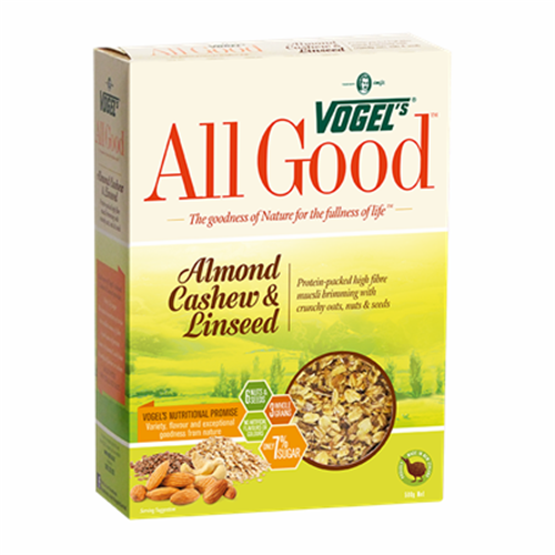 Vogels All Good Almond Cashew & Linseed Muesli 500g