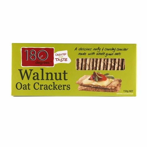 180 Degrees Walnut Oat Crackers 135g