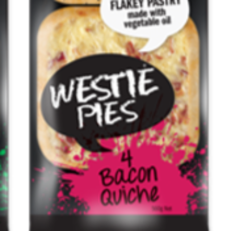 Westie Snack Quiche Bacon 160g