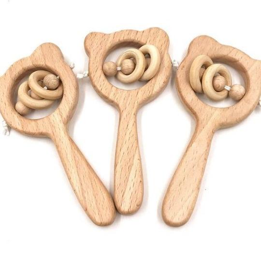 MC Wooden Baby Toy - Natural